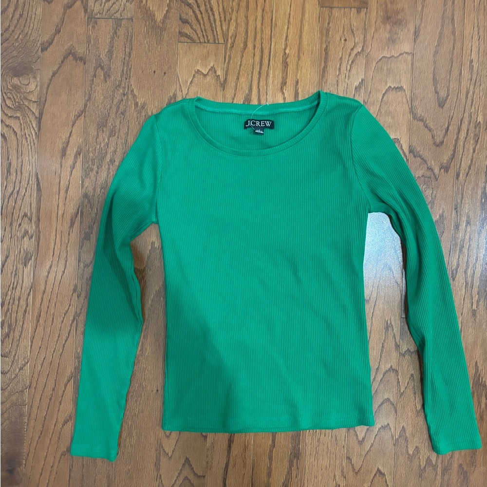 J. Crew Green Sweater